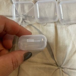 Small jewelry or Earring individual storage containers